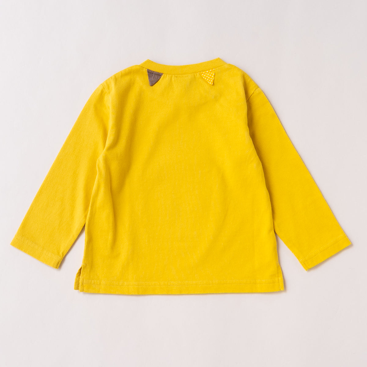 ベビープリントTシャツ【ヒョウ】　YELLOW