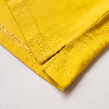 ベビープリントTシャツ【ヒョウ】　YELLOW