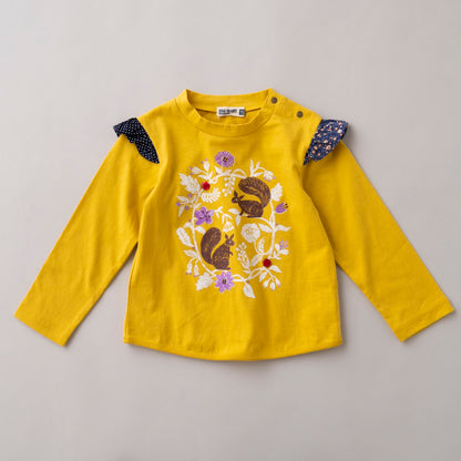 プリントTシャツ　YELLOW