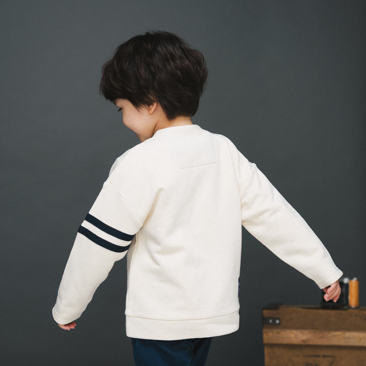 トラッドスタイルカーディガン　IVORY
