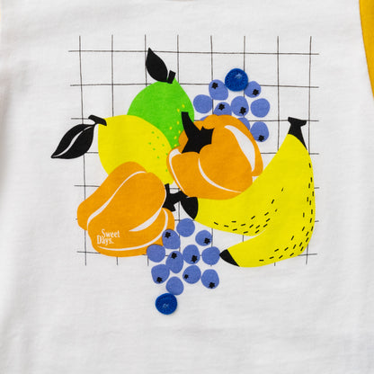 フルーツプリントTシャツ　OFF-WHITE