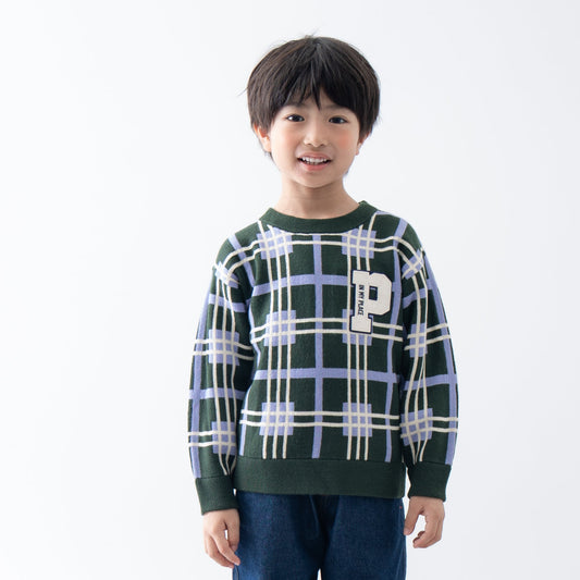 ニットセーター　GREEN