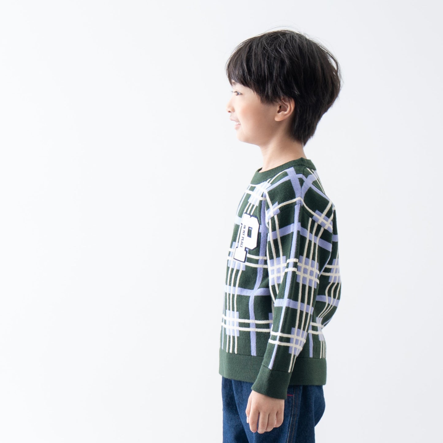 ニットセーター　GREEN
