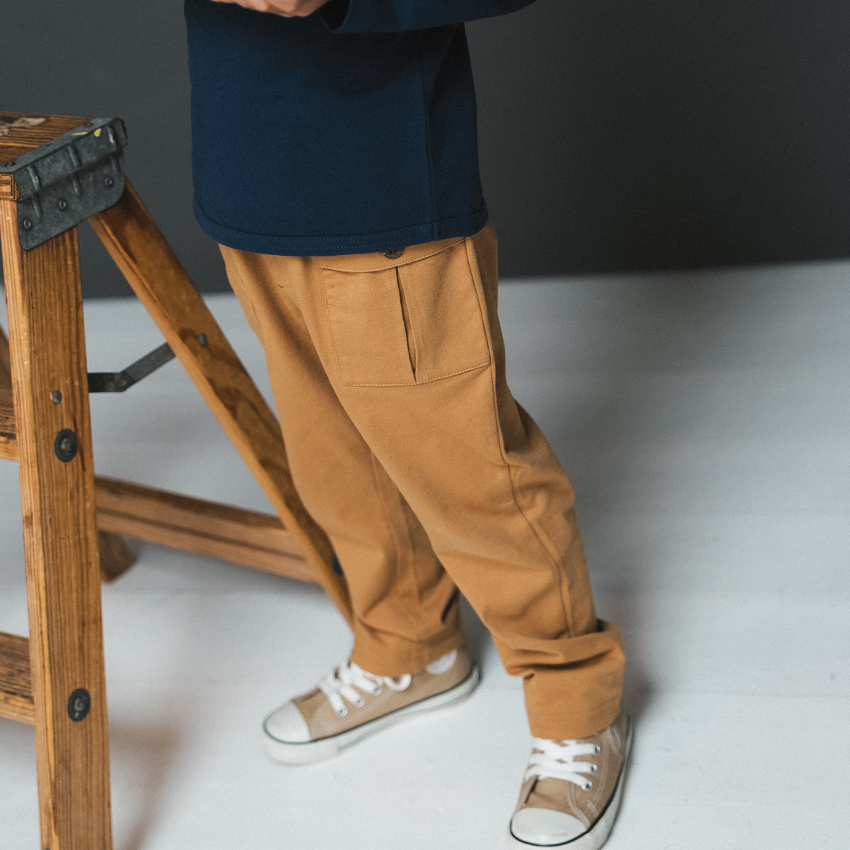カットソーパンツ　CAMEL