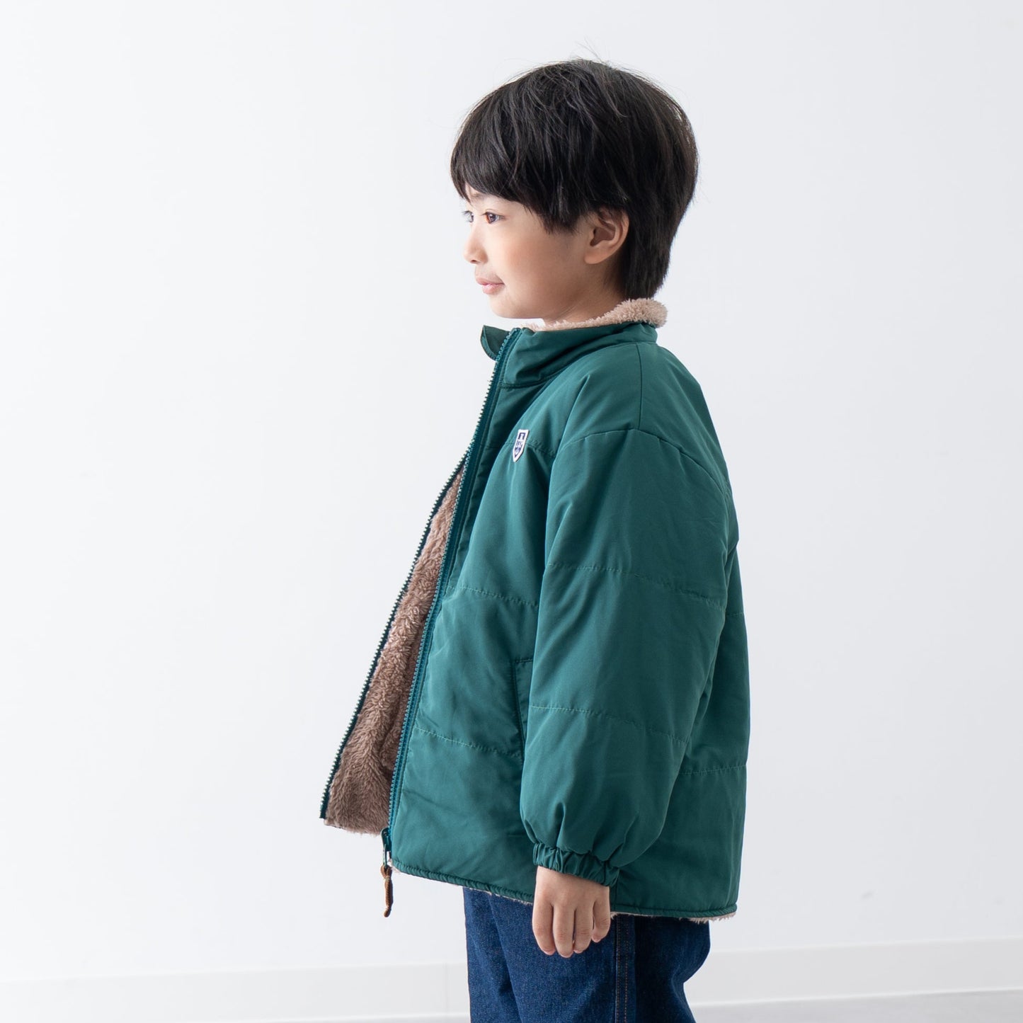 中綿ナイロンジャンバー　GREEN
