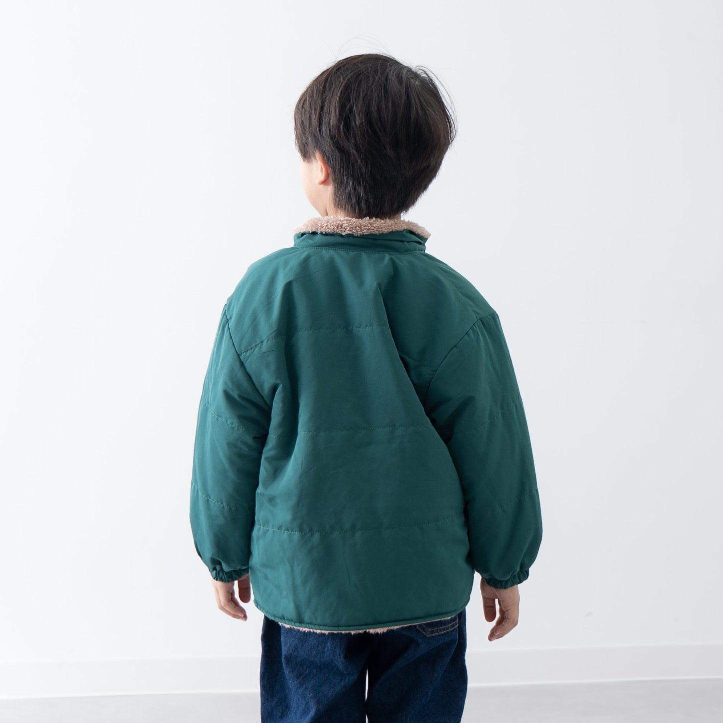 中綿ナイロンジャンバー　GREEN