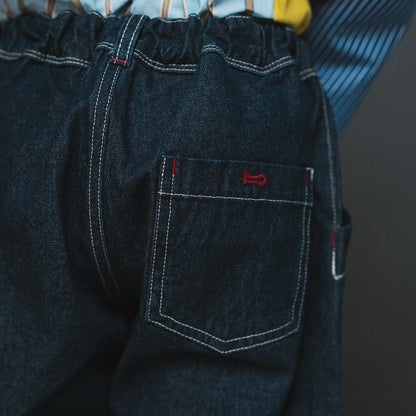 デニムワークパンツ　NAVY