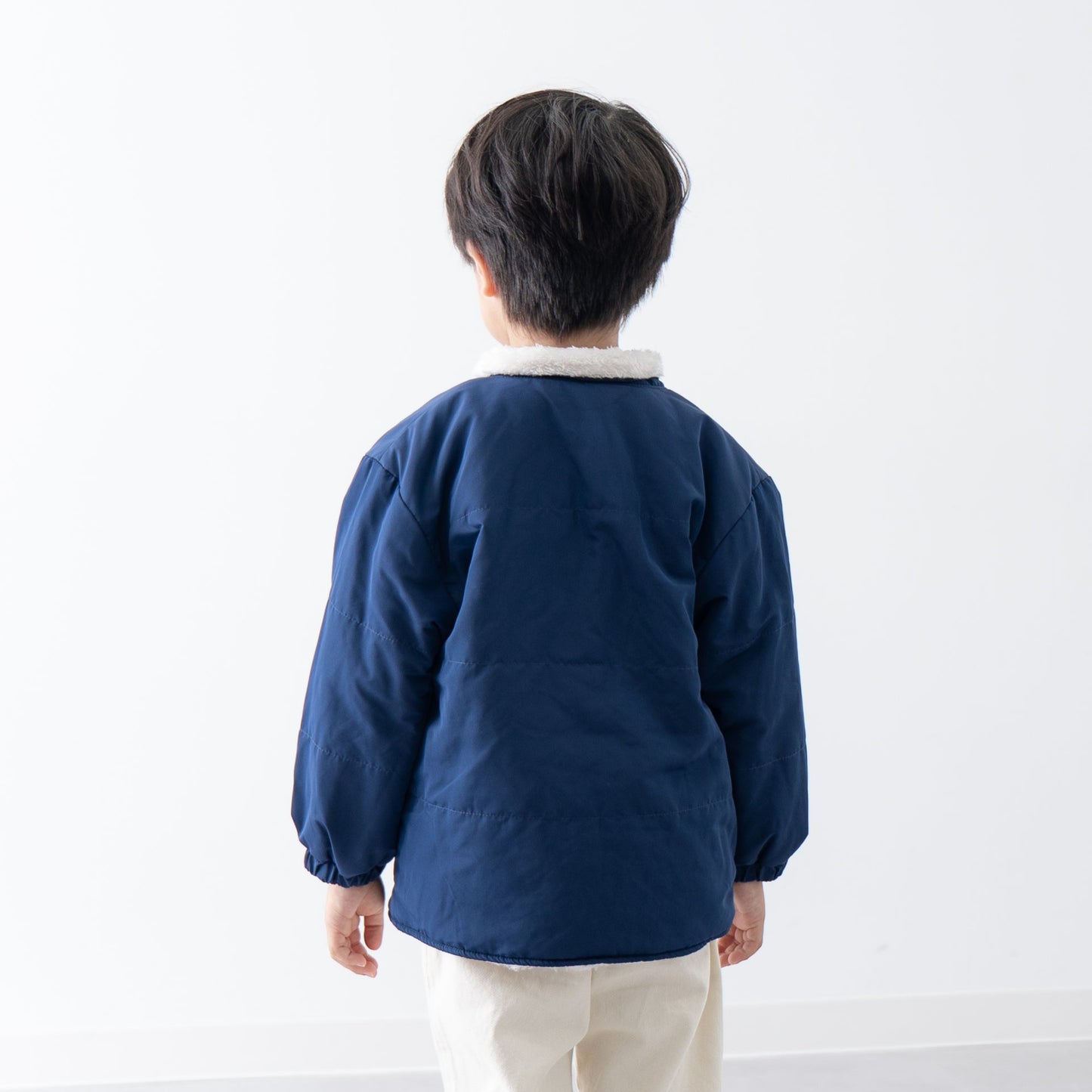中綿ナイロンジャンバー　NAVY