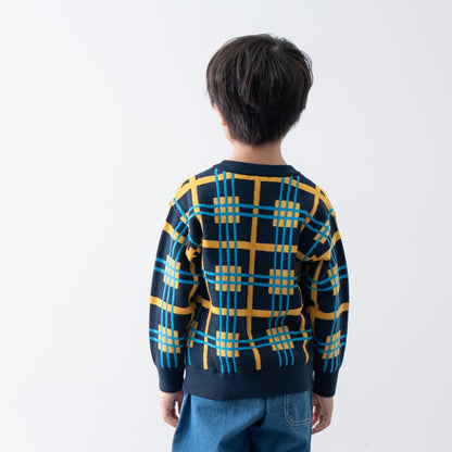 ニットセーター　NAVY