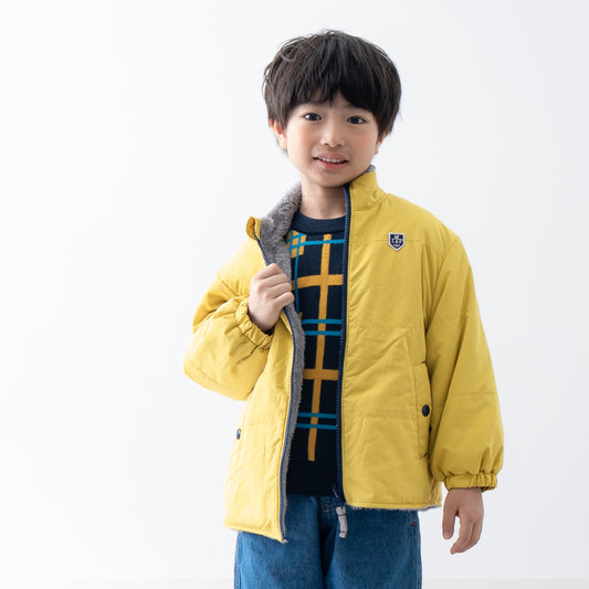 中綿ナイロンジャンバー　YELLOW