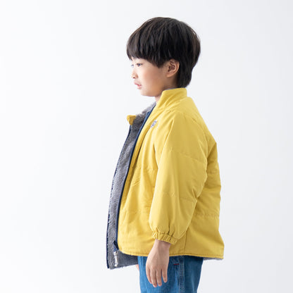 中綿ナイロンジャンバー　YELLOW