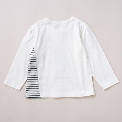 アニマルモチーフTシャツ【ウサギ】　OFF-WHITE