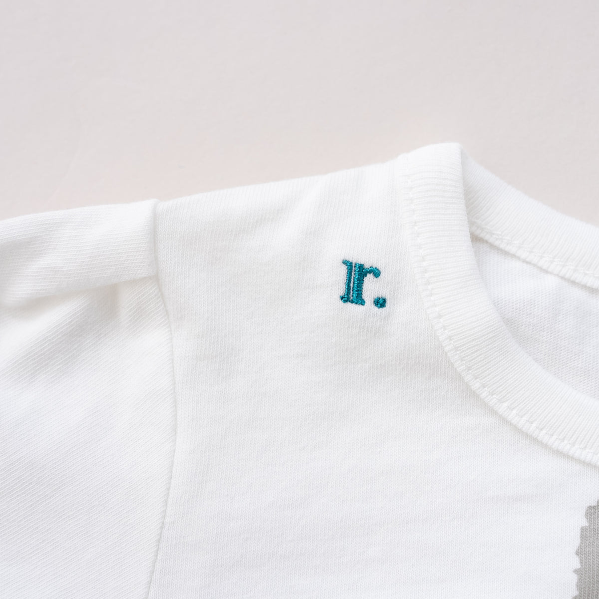 アニマルモチーフTシャツ【ウサギ】　OFF-WHITE
