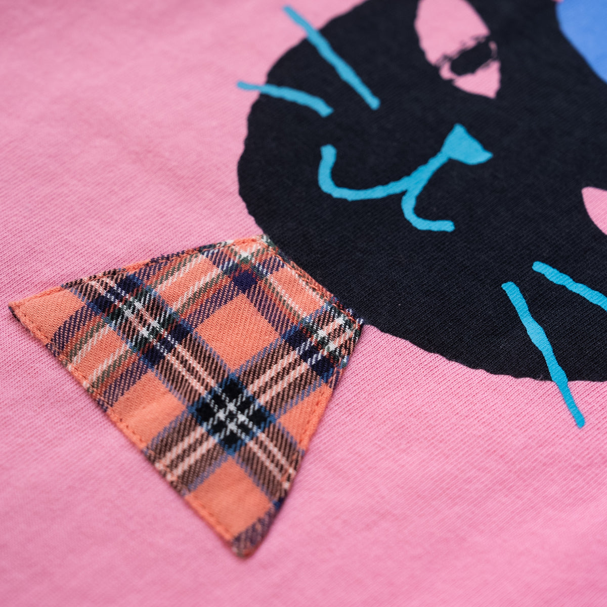 アニマルモチーフTシャツ【ネコ】　PINK