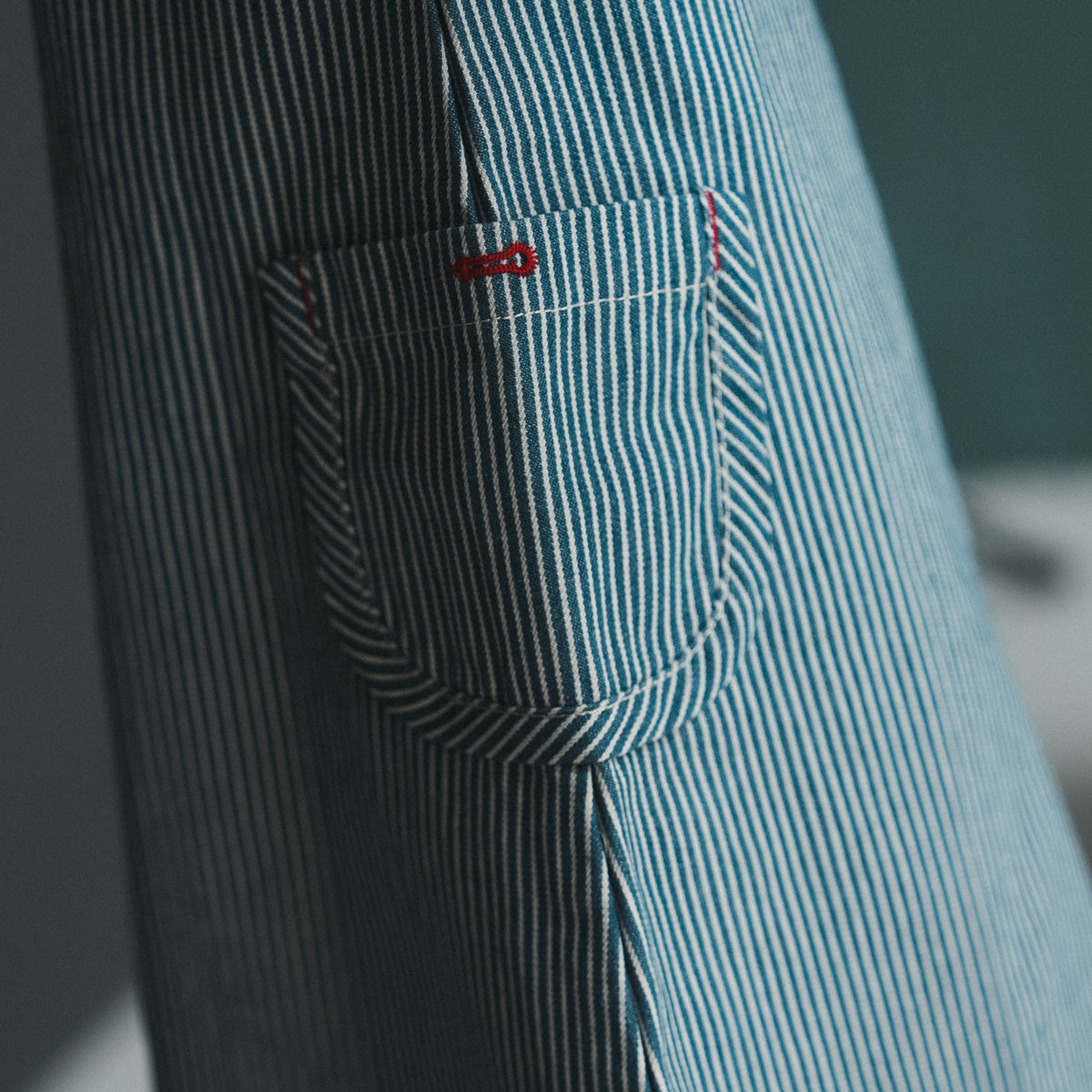 デニムジャンパースカート　STRIPE