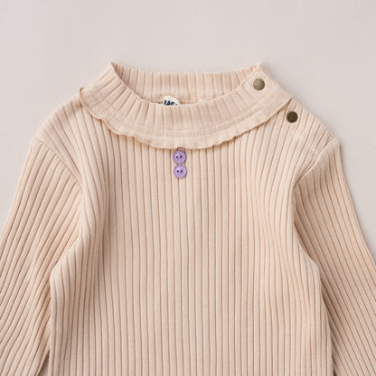 テレコTシャツ　IVORY