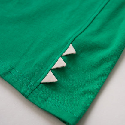 恐竜レイヤードTシャツ　GREEN