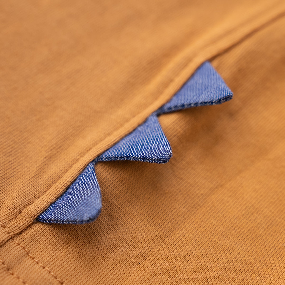 恐竜レイヤードTシャツ　CAMEL