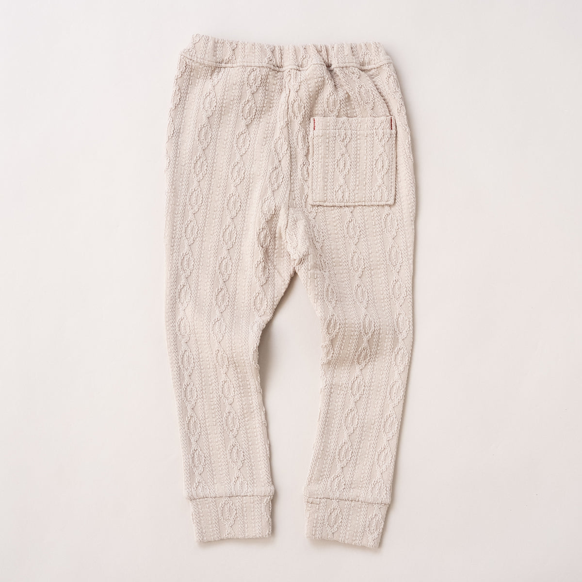 ケーブルニットレギンス　BEIGE