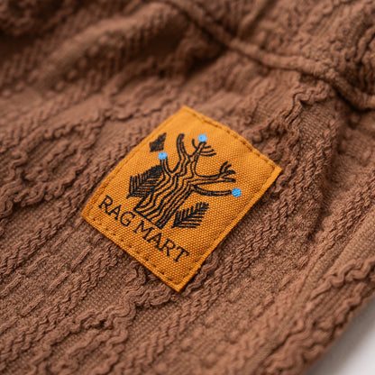 ケーブルニットレギンス　BROWN