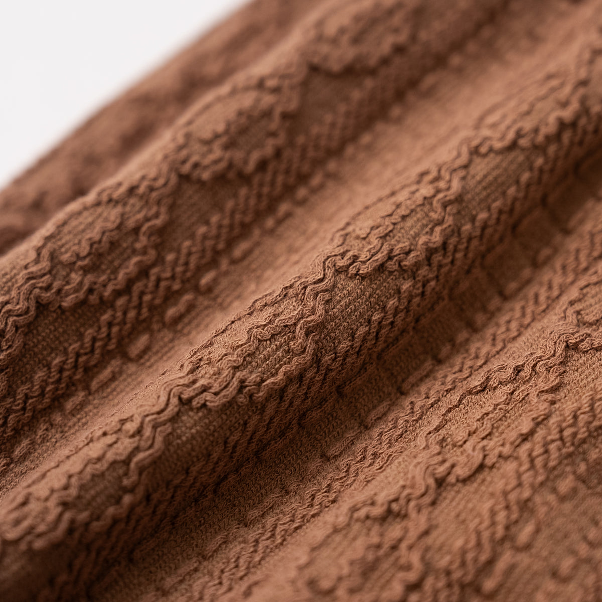 ケーブルニットレギンス　BROWN
