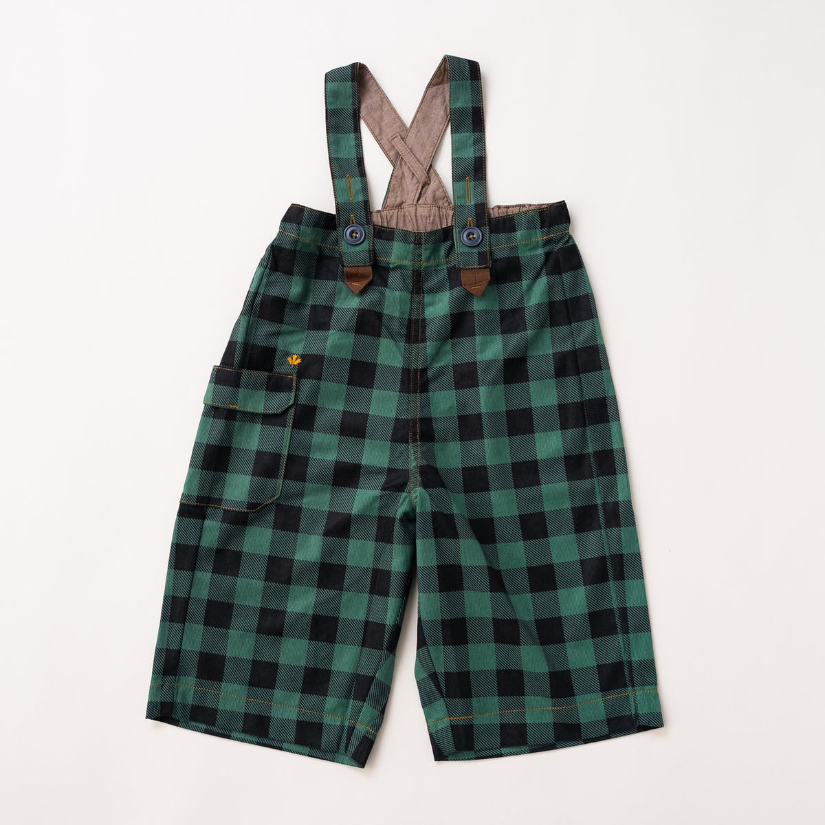 オーバーサイズサロペット　CHECK