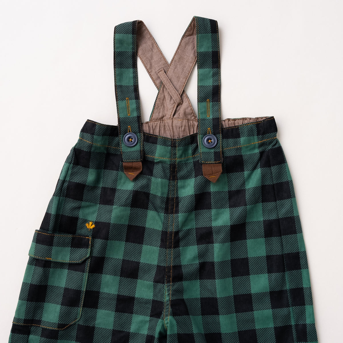 オーバーサイズサロペット　CHECK