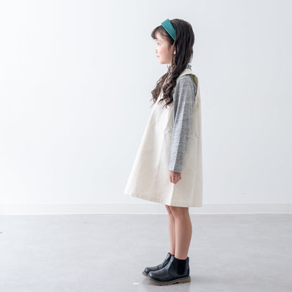 デニムジャンパースカート　IVORY