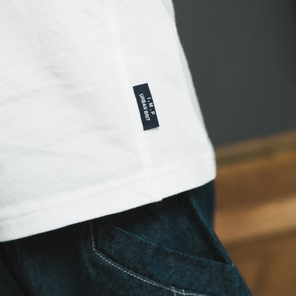 ヘンリーネックTシャツ　OFF-WHITE