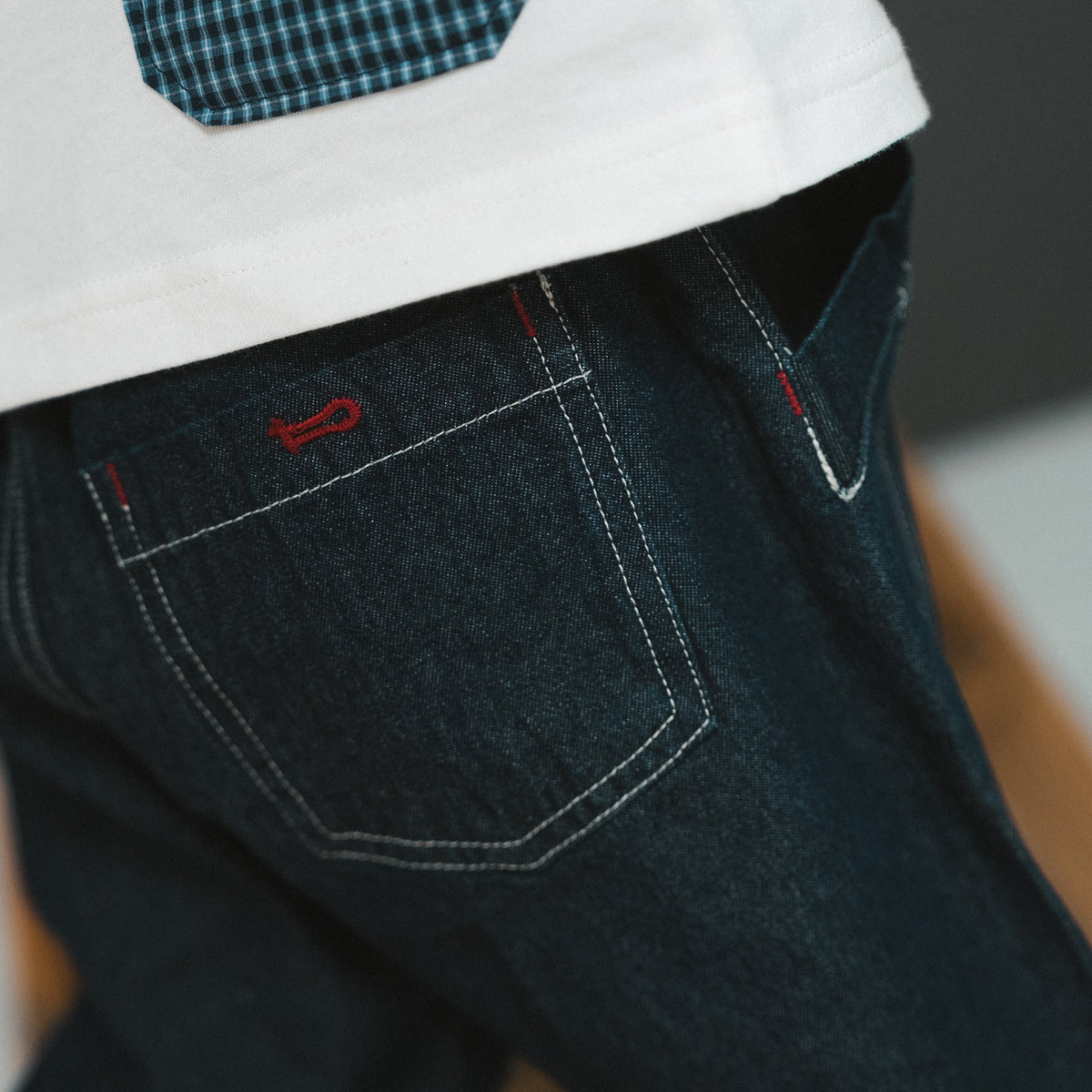 デニムワークパンツ　NAVY