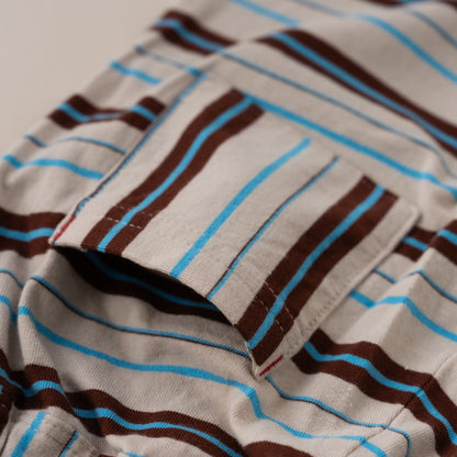 ボーダーパンツ　BEIGE