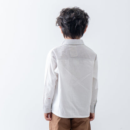 レギュラーカラーシャツ　OFF-WHITE