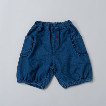 デニムバルーンパンツ　BLUE