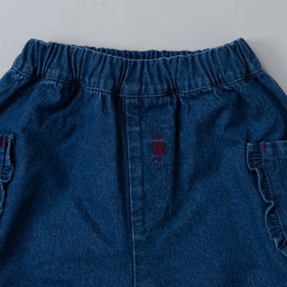 デニムバルーンパンツ　BLUE