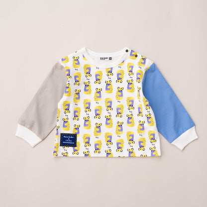 切り替えスリーブTシャツ【コアラ】　OFF-WHITE