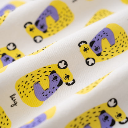 切り替えスリーブTシャツ【コアラ】　OFF-WHITE