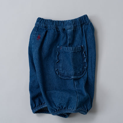 デニムバルーンパンツ　BLUE