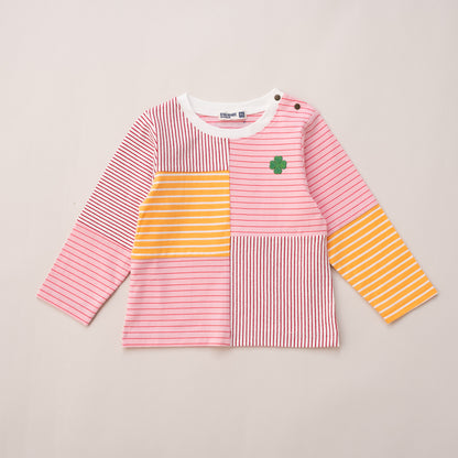 ボーダーTシャツ　PINK