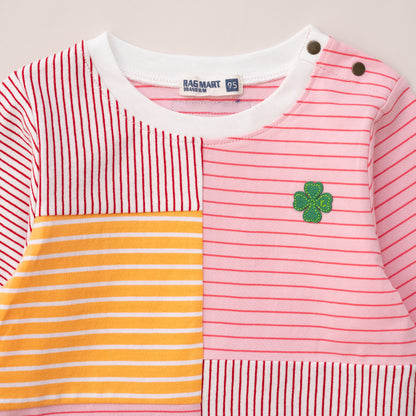 ボーダーTシャツ　PINK