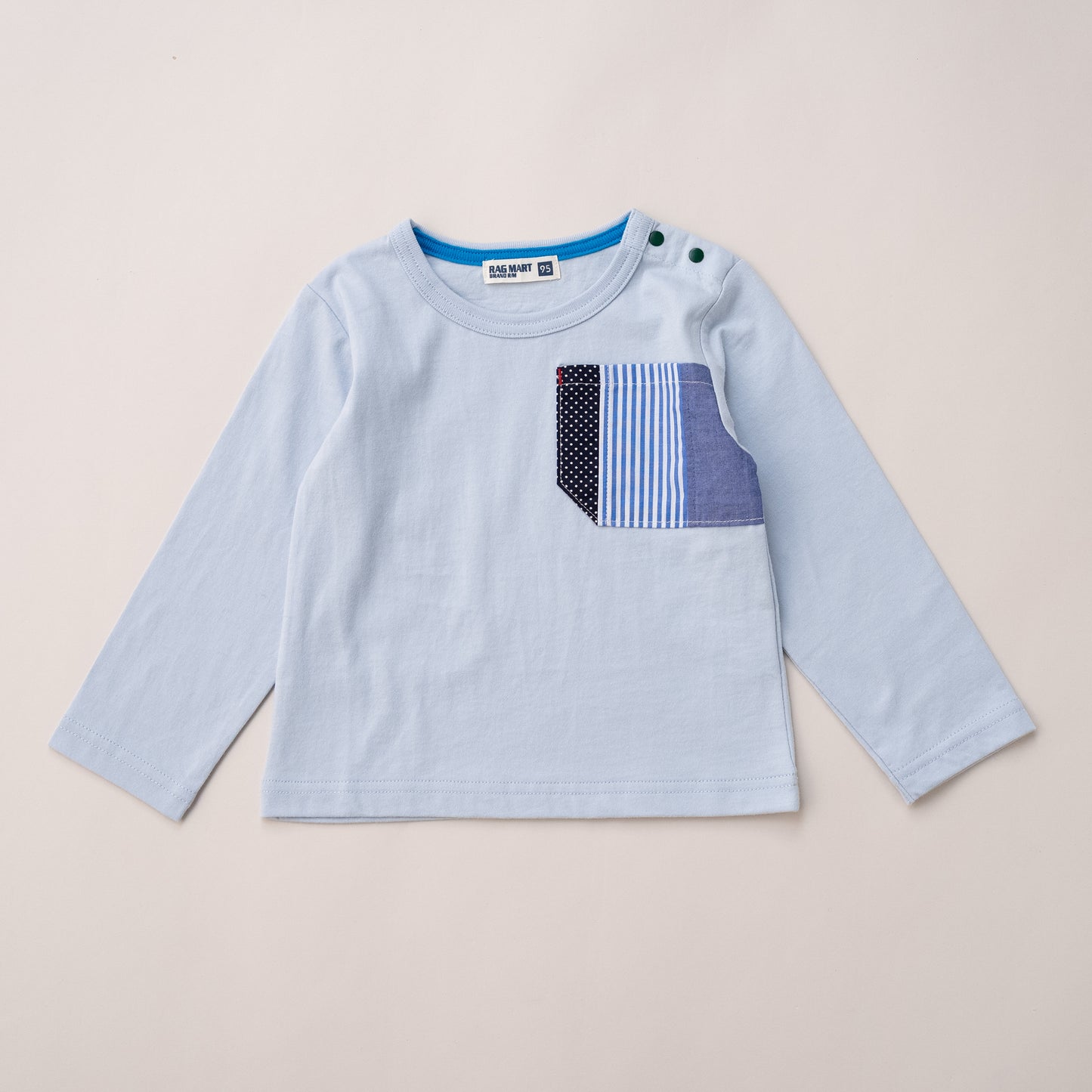 ロンT＆Vネックベストセット　OFF-WHITE