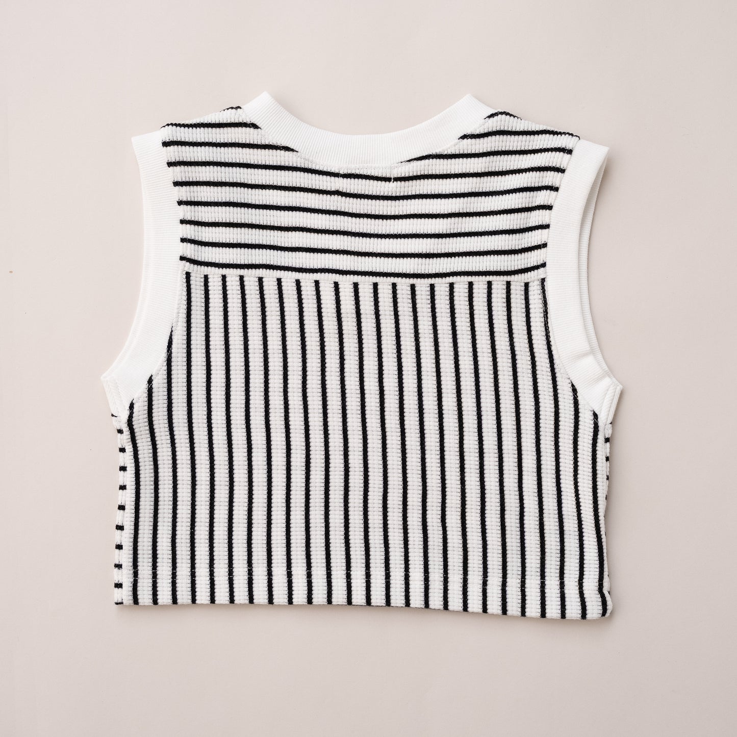 ロンT＆Vネックベストセット　OFF-WHITE