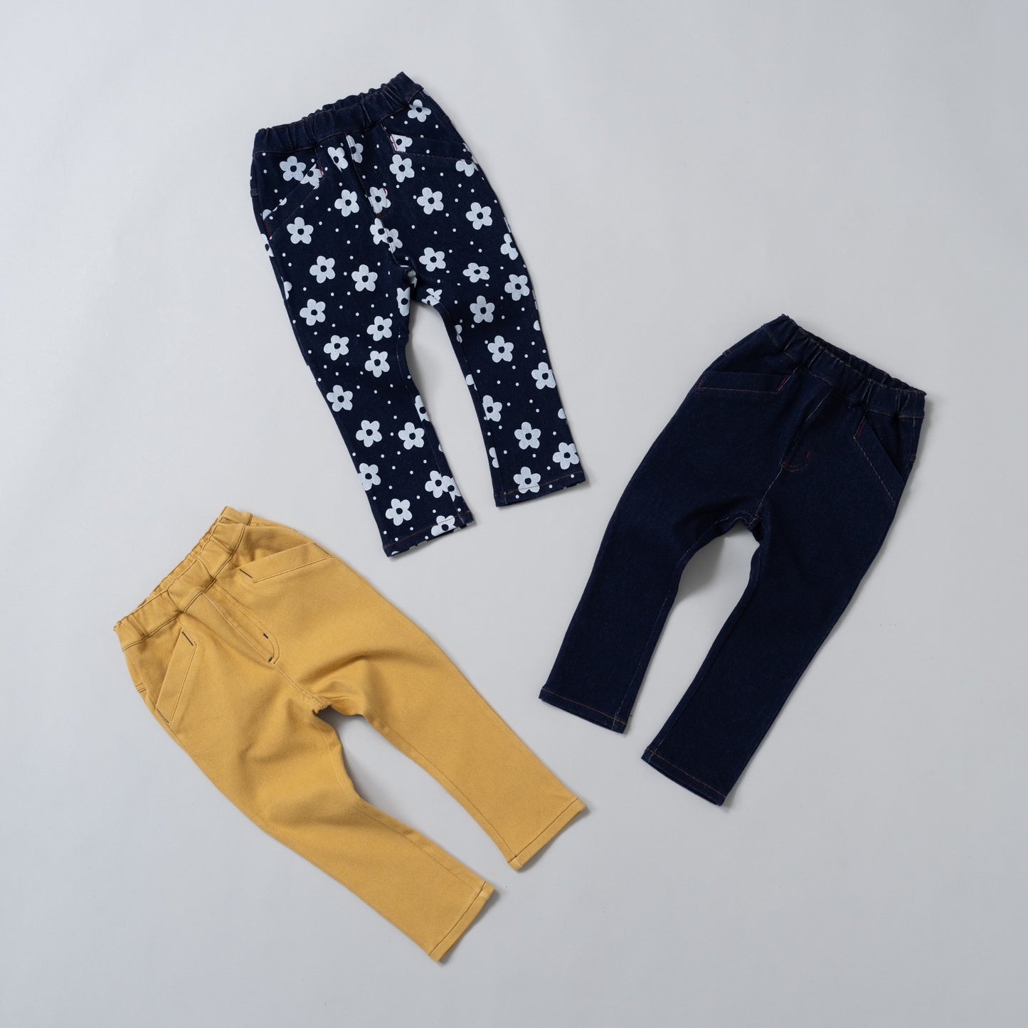 ニットデニムパンツ　YELLOW