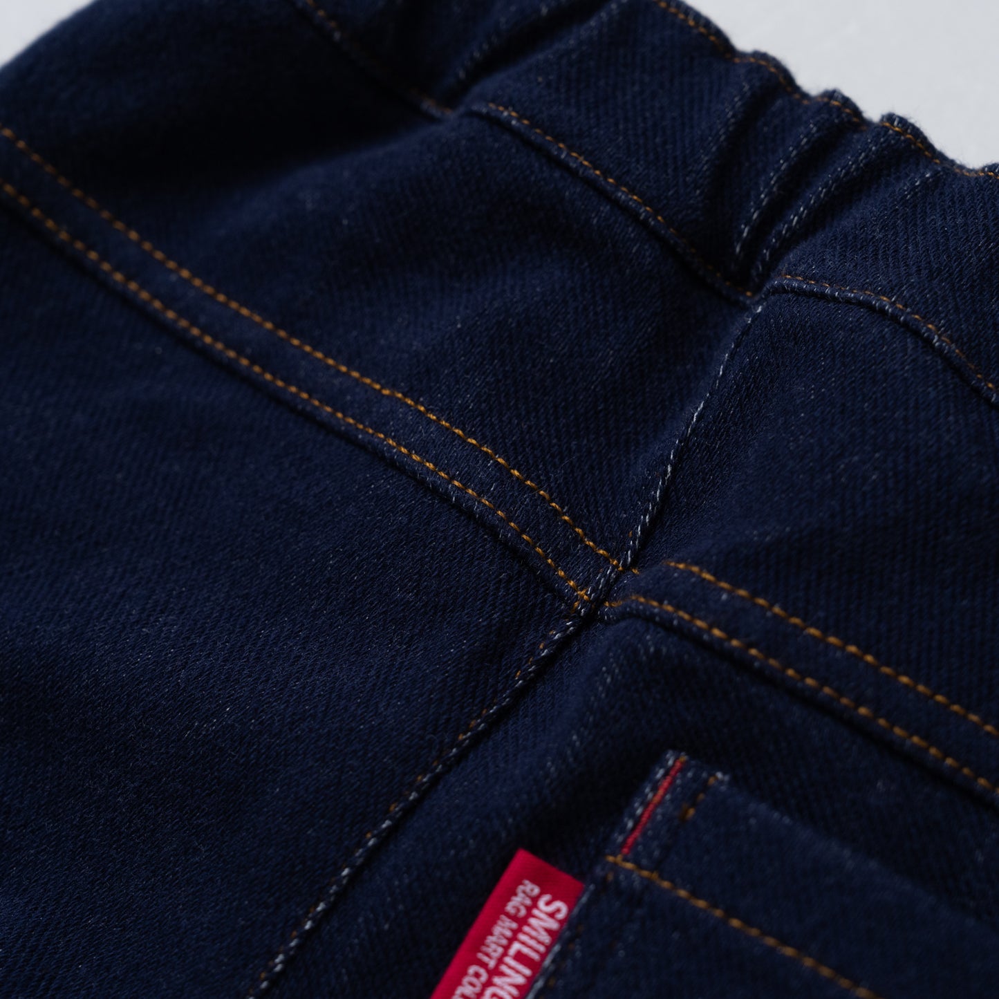 ニットデニムパンツ　NAVY