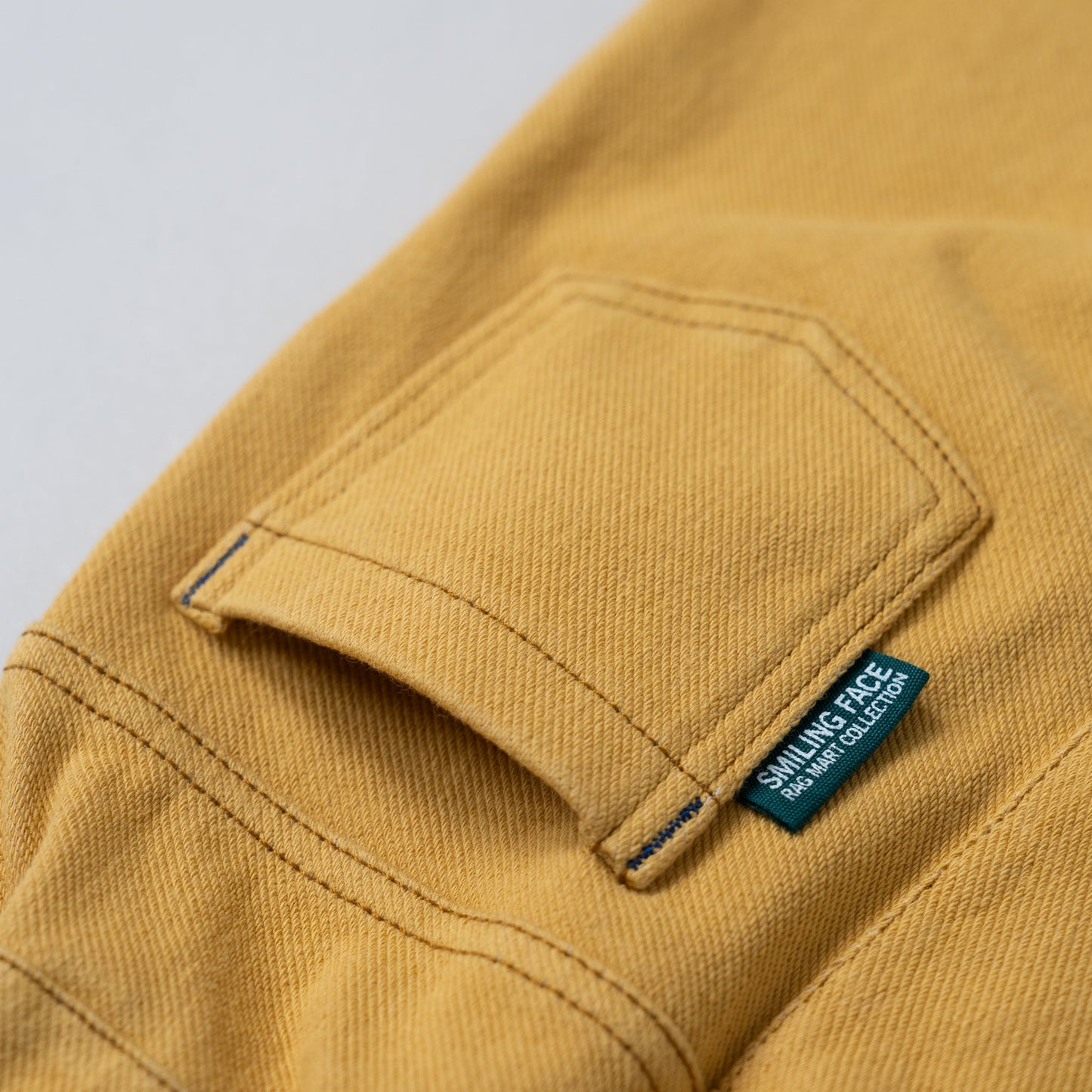 ニットデニムパンツ　YELLOW