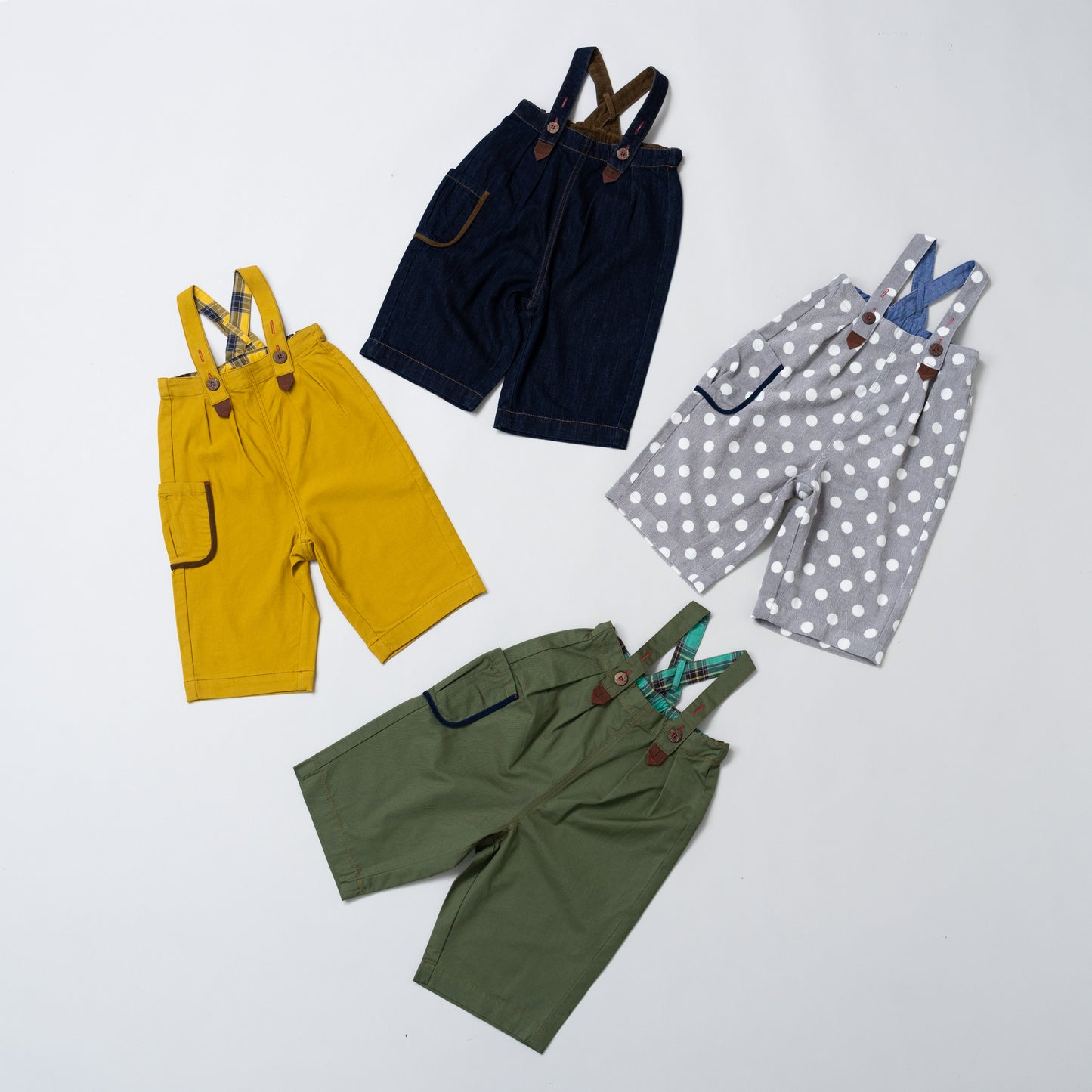 オーバーサイズサロペット　KHAKI