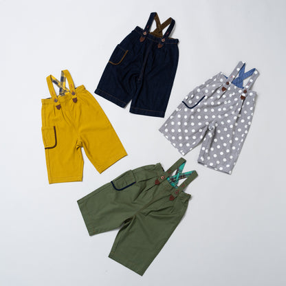 オーバーサイズサロペット　KHAKI