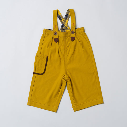 オーバーサイズサロペット　YELLOW