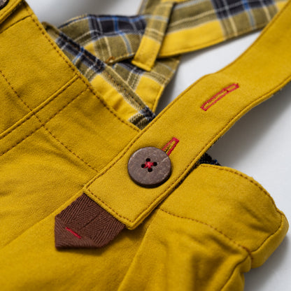 オーバーサイズサロペット　YELLOW