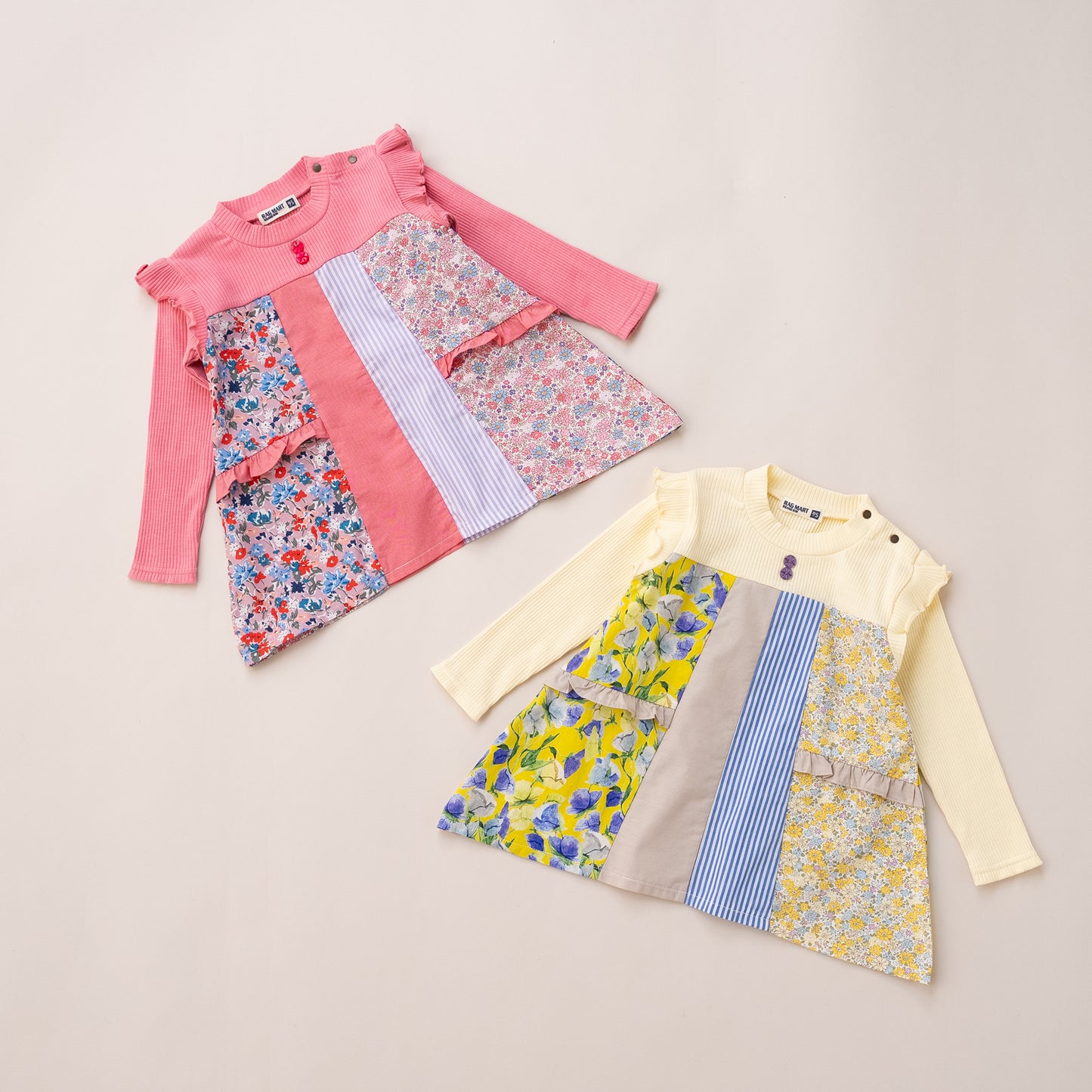 パッチワークチュニック　PINK