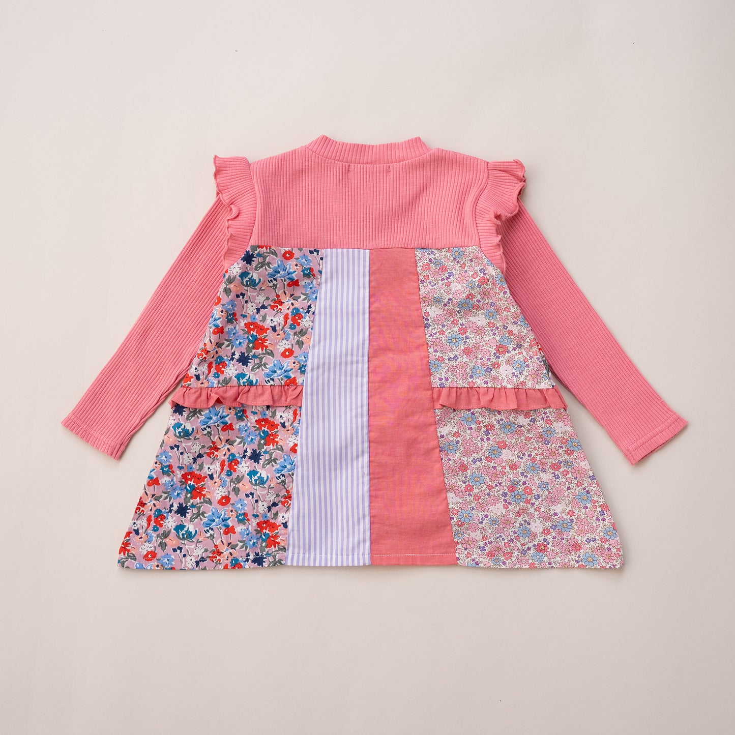 パッチワークチュニック　PINK